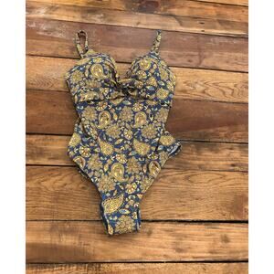 Boden Paisley One Piece Swimsuit 34D NWT